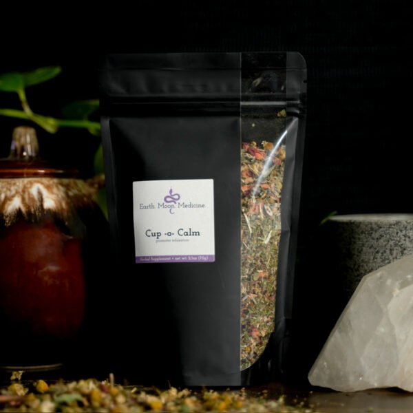 Cup o calm herbal tea