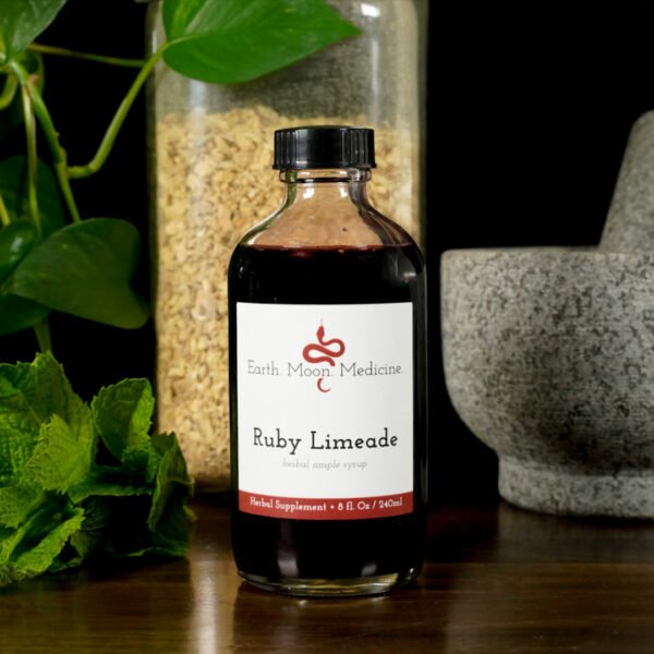 Ruby Limeade herbal elixir