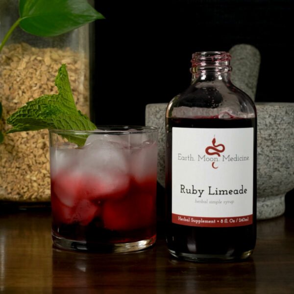 Ruby Limeade herbal elixir